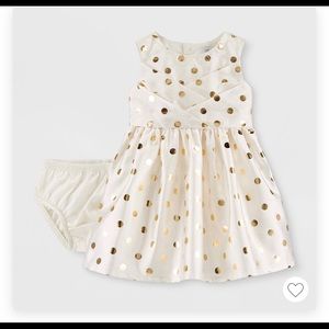 Special occasion dress & diaper cover